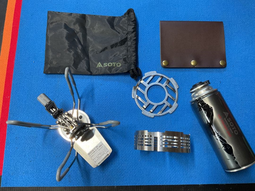 SOTOレギュレーターストーブST-340 動作良好美品・新品装備品多数付き