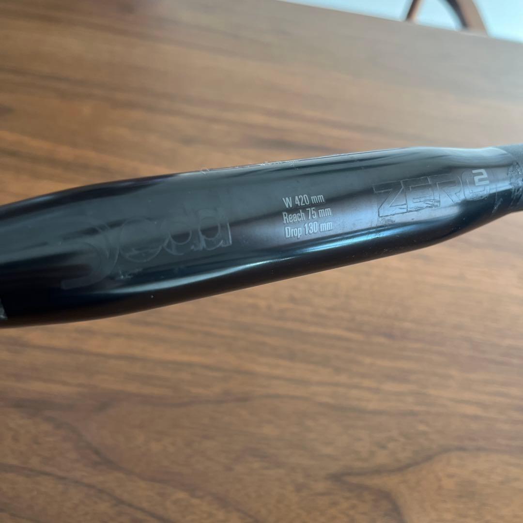 Deda ZERO2ロードバイク黒 ドロップハンドル 自転車用