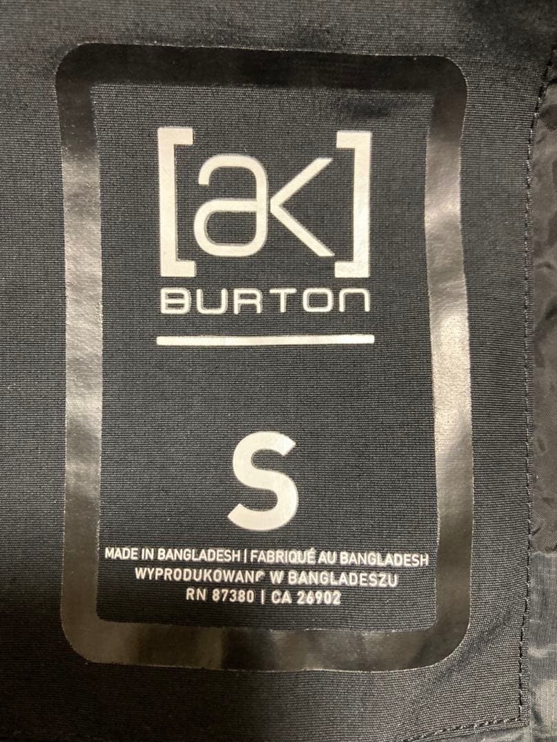 バートンスノーボードAK 2Lジャケット　ウイメンズ　S