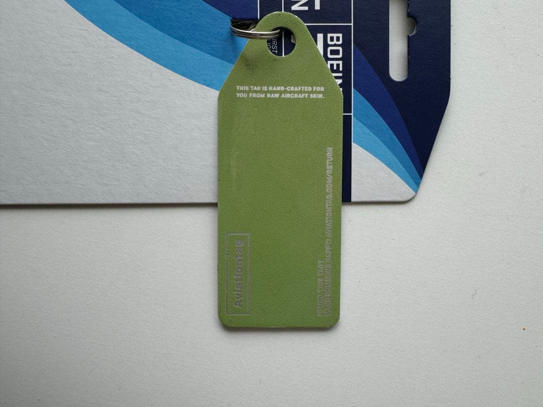 コルセール航空 Aviationtag B747 紺色