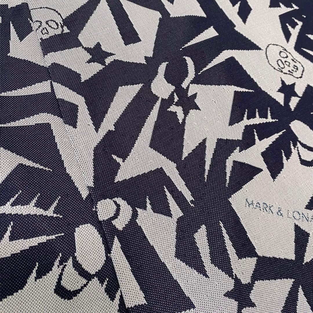 MARK&RONA ノースリーブ　ワンピース　M NAVY
