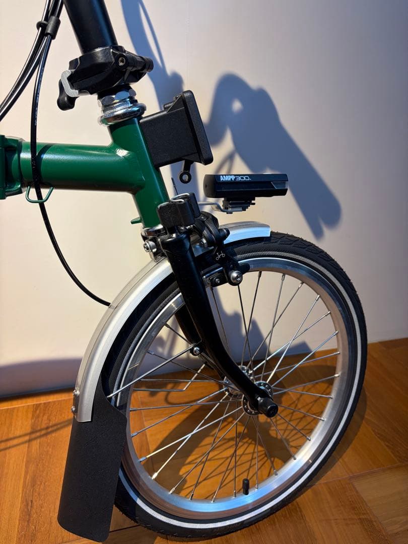 【美品】2024年3月購入BROMPTON M6L 6速　グリーン