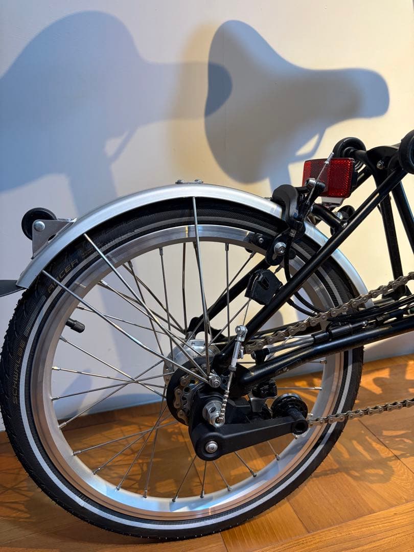 【美品】2024年3月購入BROMPTON M6L 6速　グリーン