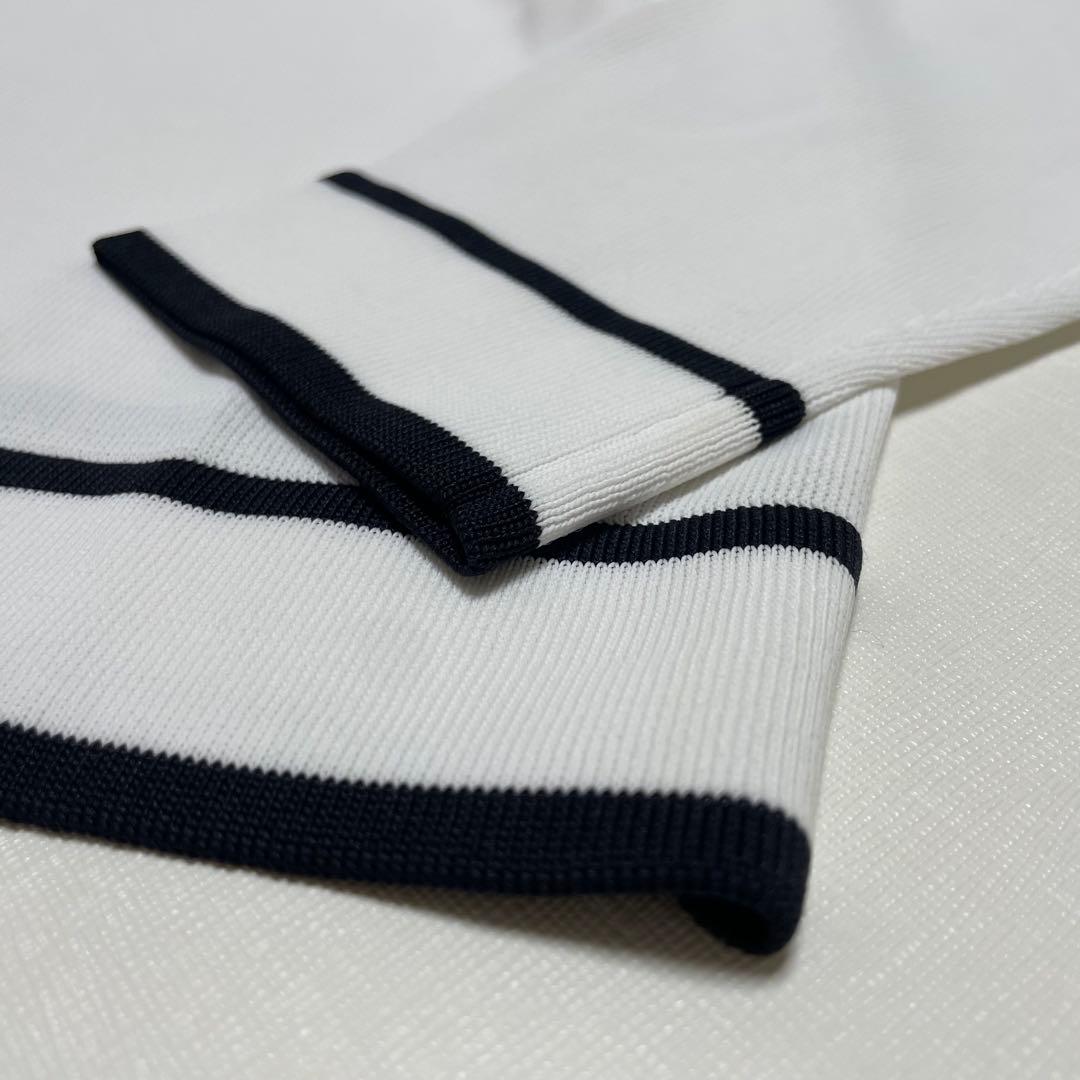 【新品】パーリーゲイツ☆リボンタイ付き光栓セーター☆0size