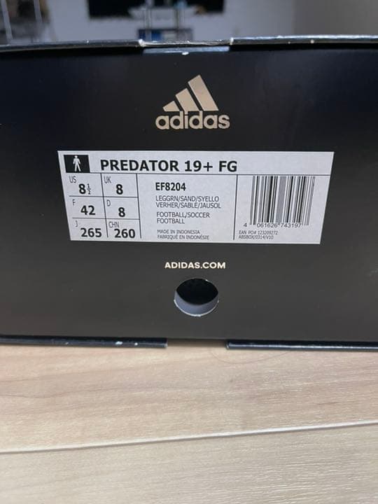 シューズ adidas Predator 19+ FG 26.5cm