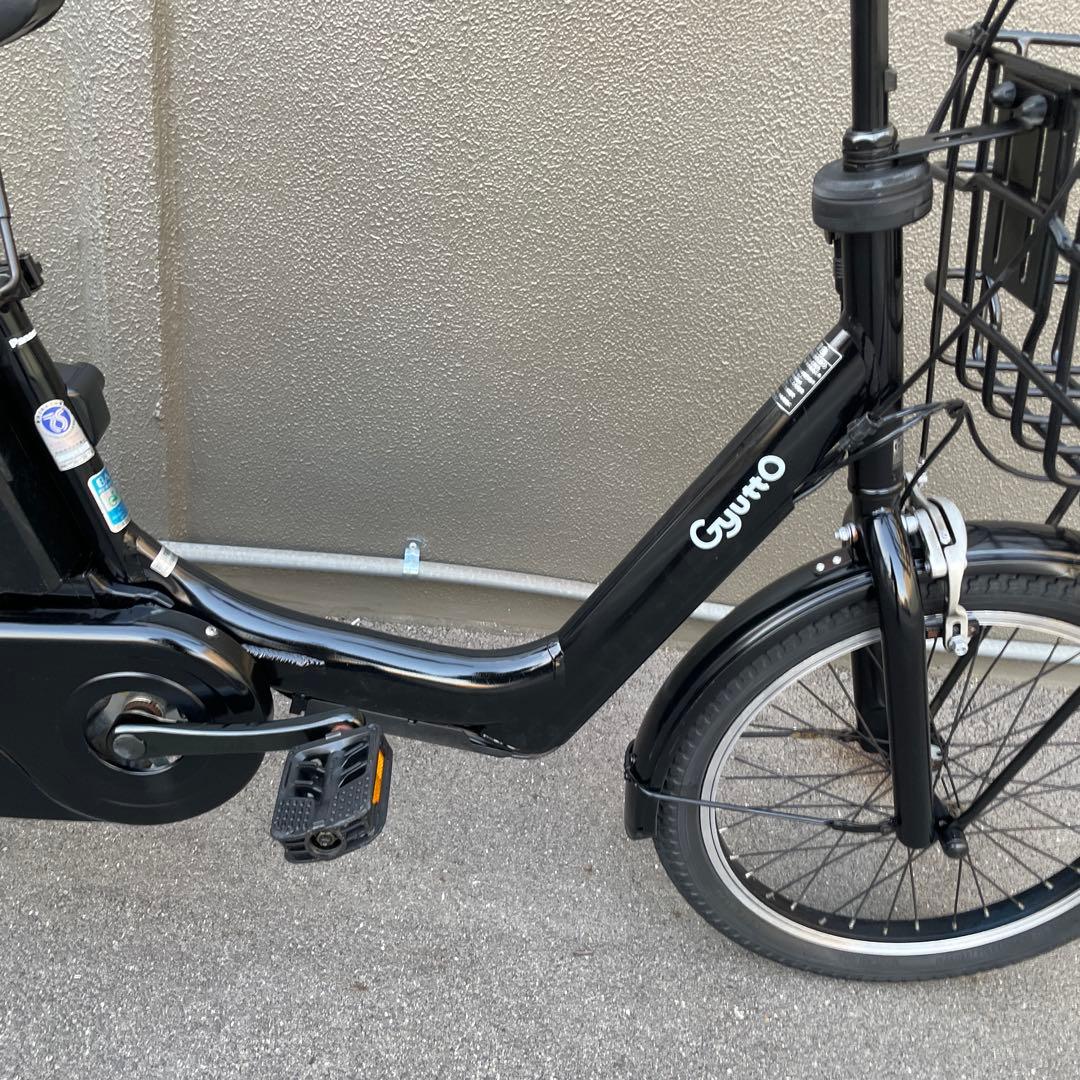 パナソニック電動アシスト自転車20インチ ブラック【引き取り限定】