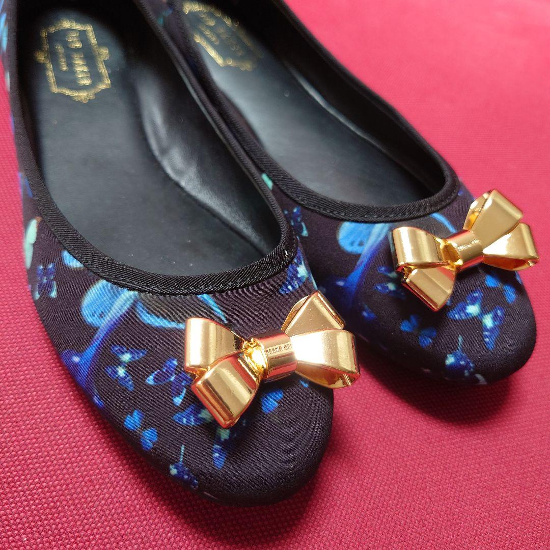 Ted Baker 蝶模様 フラットシューズ