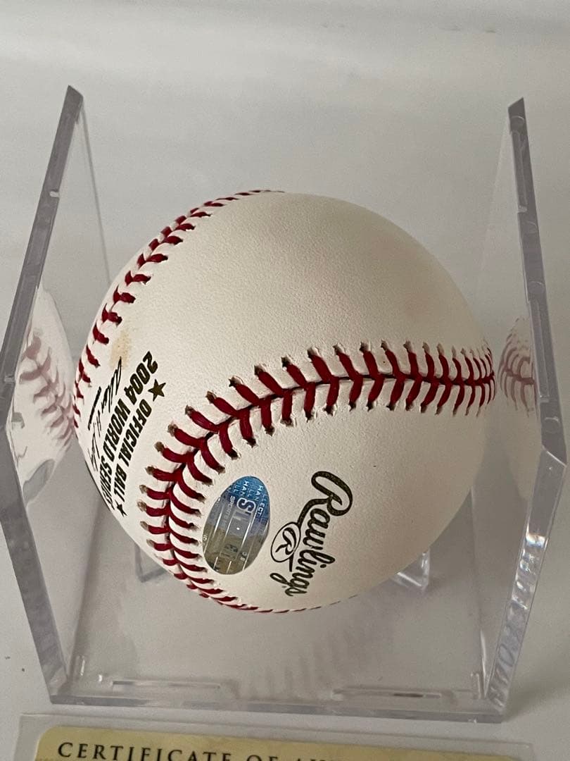 Curt Schilling サイン入り 2004年WS公式ボール