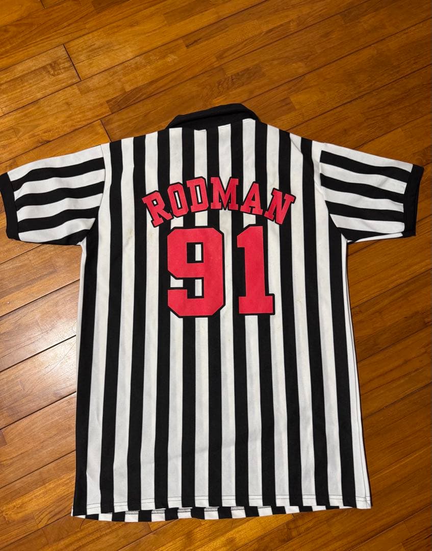 ウェア 90s Dennis Rodman #91 Referee Shirt