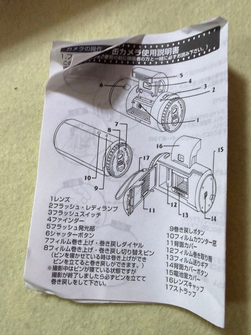 mezzopianoメゾピアノ 缶カメラ　ノベルティ　未使用　平成レトロ