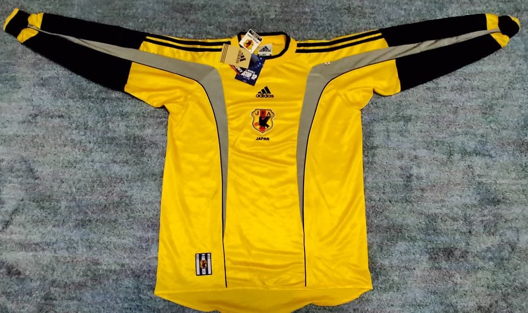 【タグ付きデッドストック】 日本代表 1999-2000 GK ユニイエロー