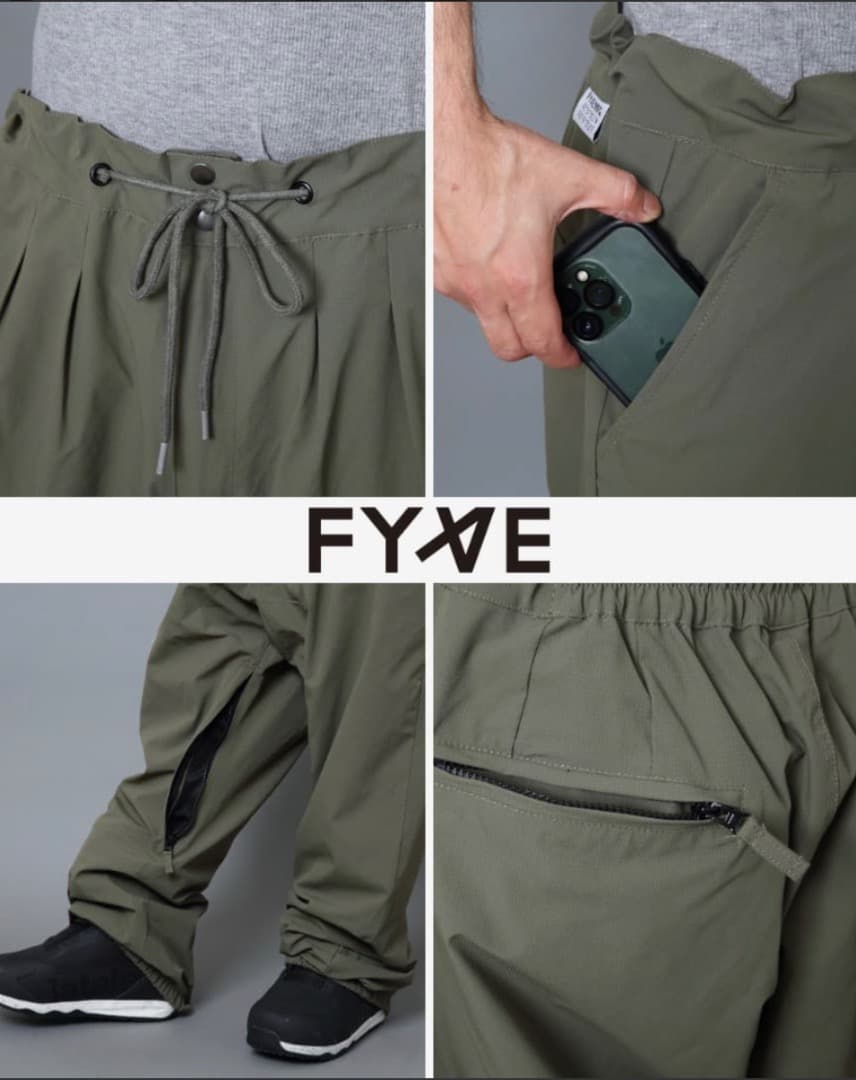 Fyve ファイブ スノーボードウェア パンツ L 新品 セット 上下セット P