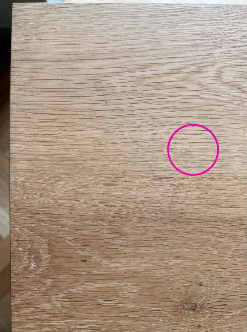 美品！無垢オーク材！フルオーダーデスク★コの字 デスク テーブル　シンプル家具