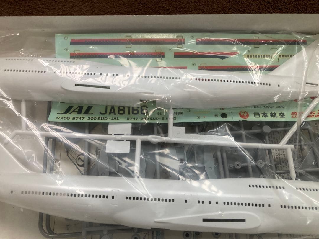 旅客機プラモデル　セット