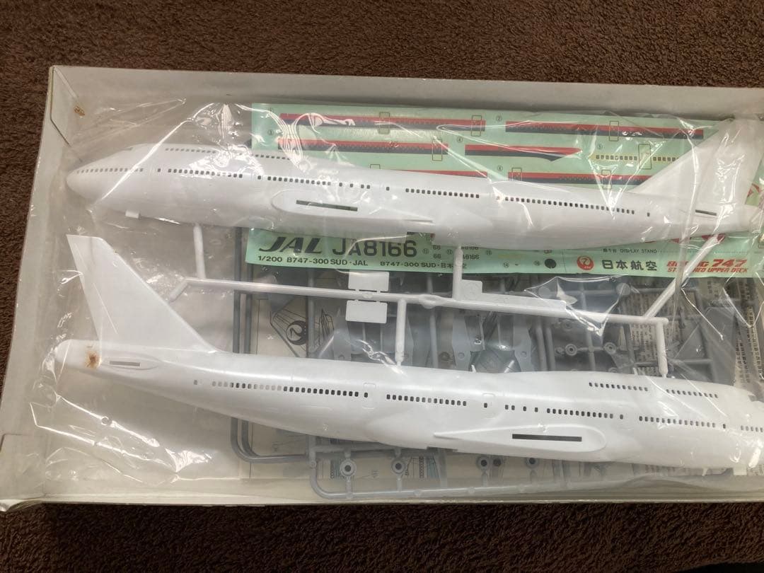 旅客機プラモデル　セット