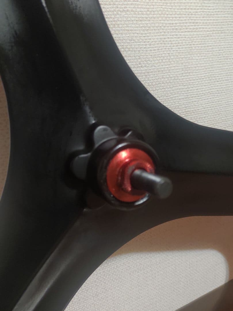 ピストバイク用バトンホイール 黒色 700C フロント