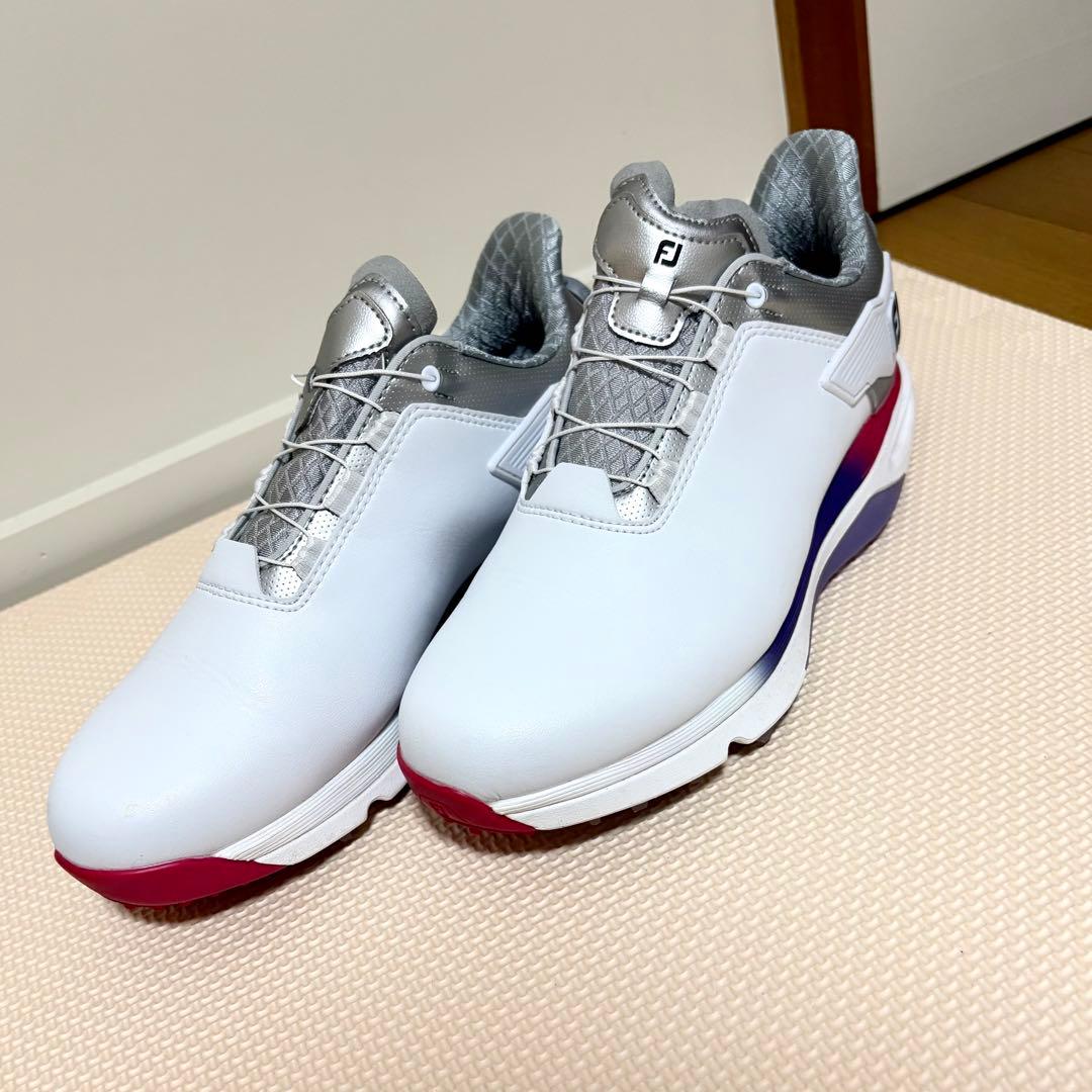 FootJoy ゴルフシューズ 女性用 ホワイト/シルバー