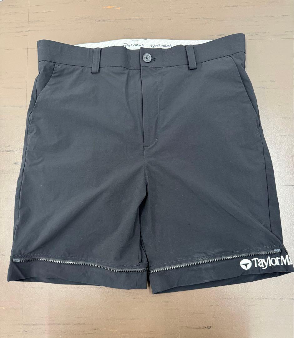 【最終出品】テーラーメイド ショートパンツ兼用 2WAY ゴルフパンツ 黒 XL
