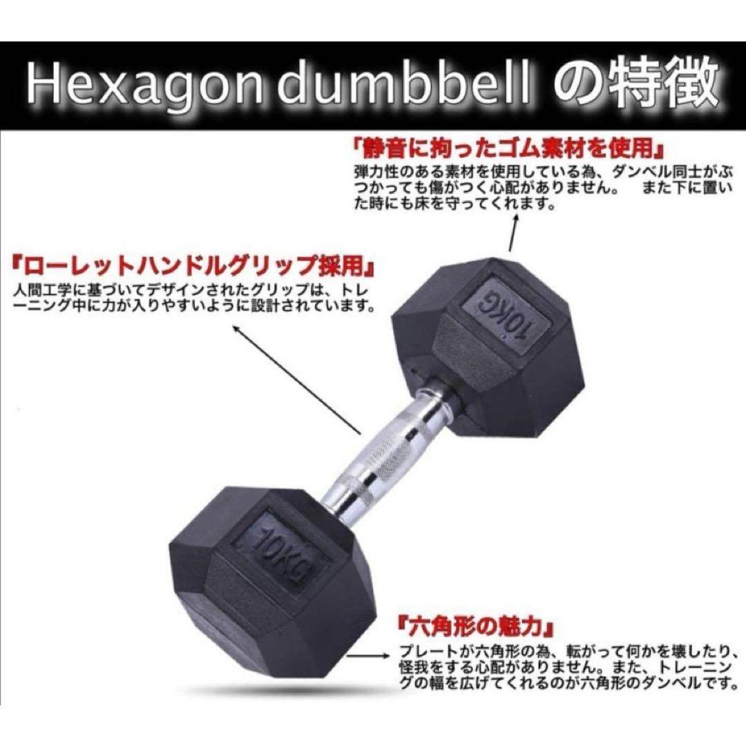 ダンベル 10kg 2個セット スタイリッシュ