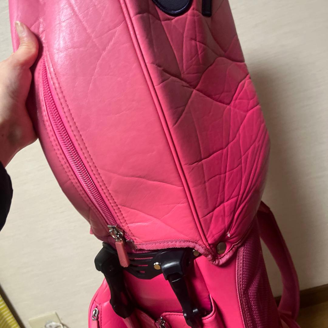 限定値下げ❣️パーリーゲイツ　ピンク　キャディーバッグ