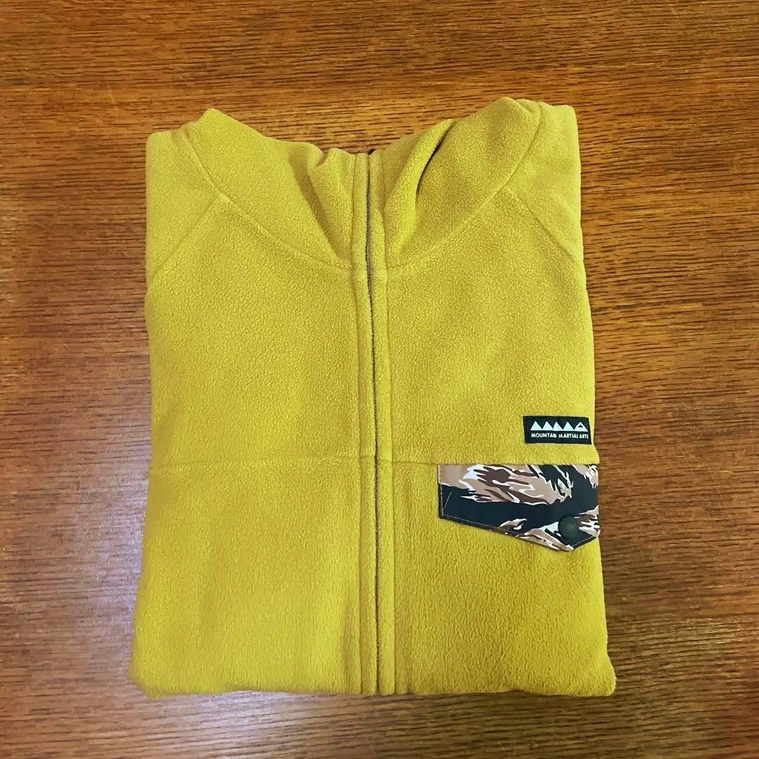 MMA POLARTEC MicroFleeceHoodie フリースマスタード