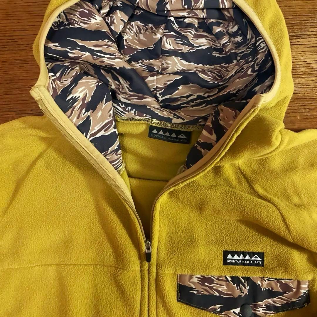 MMA POLARTEC MicroFleeceHoodie フリースマスタード