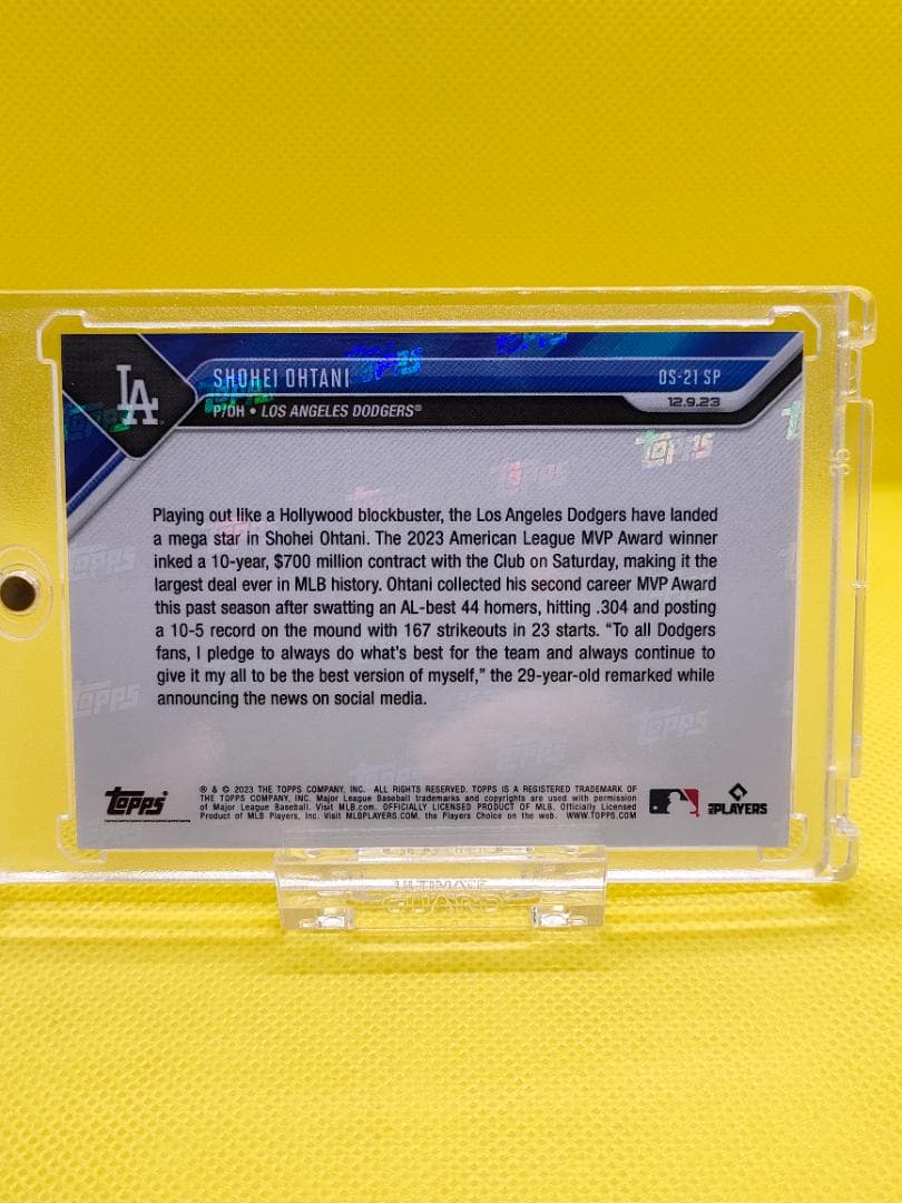 【超貴重_PSA10_700枚限定】大谷翔平_ドジャース入団ラッキーオーダー品_