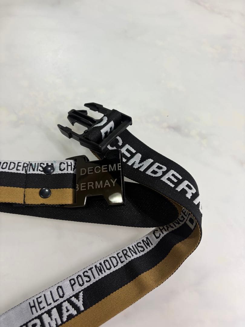 メンズウェア DECEMBERMAY Double Jacquard Belt