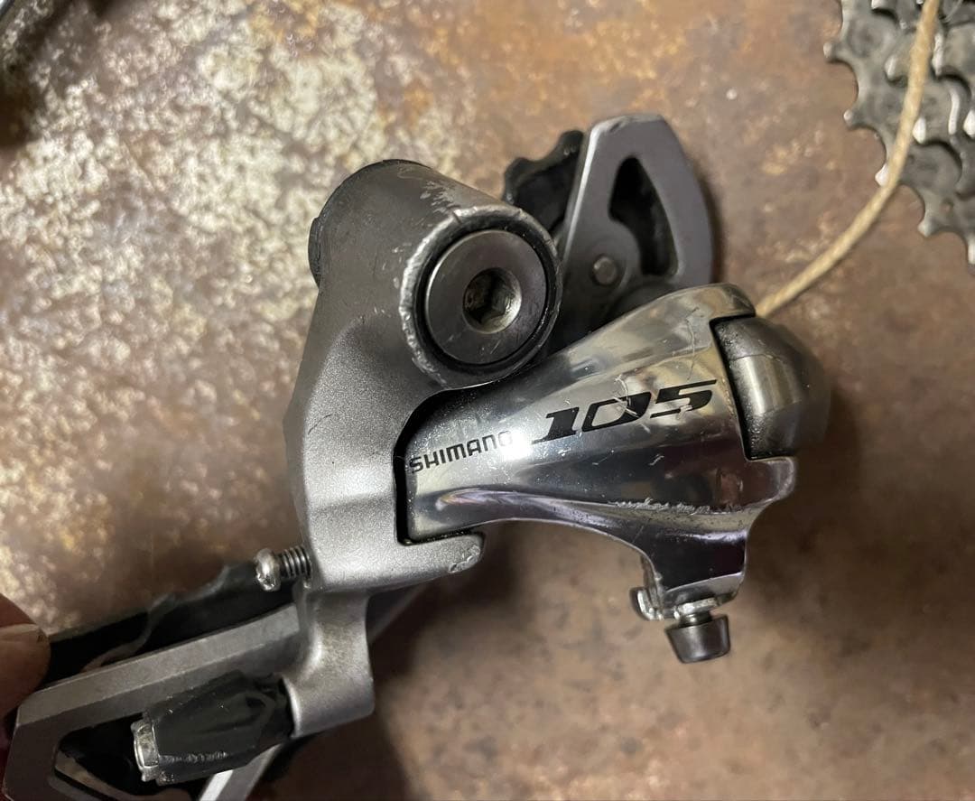 SHIMANO 105 10速 GS 10-34T RDカスタム シルバーケージ