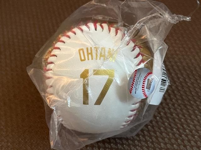 大谷翔平MLB2025ASG出場記念ローリングスGold/W記念ボール現地限定品