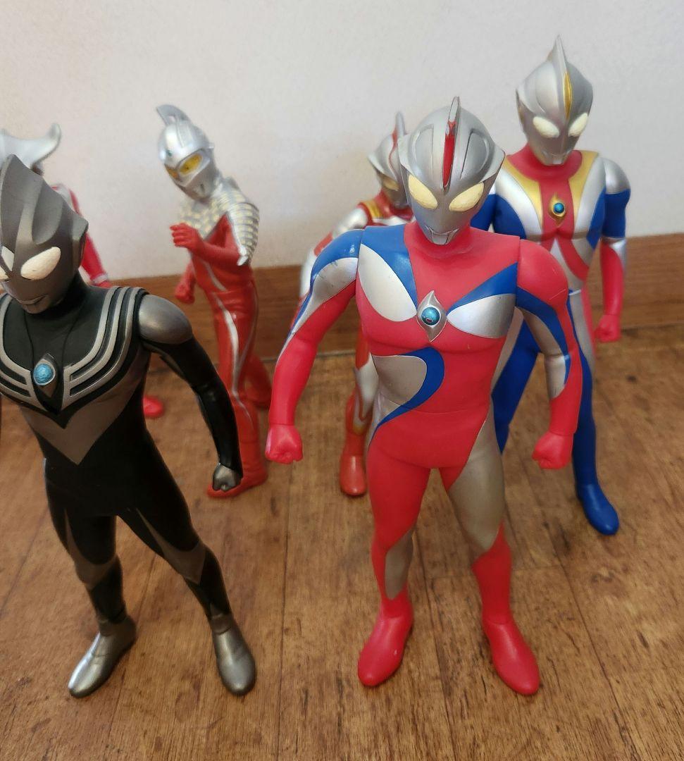 ウルトラマン　ビッグソフビフィギュア　7体セット