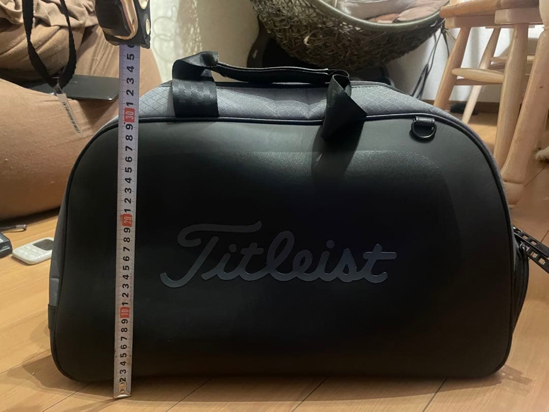 Titleist(タイトリスト)　ボストンバッグ　黒 グレー