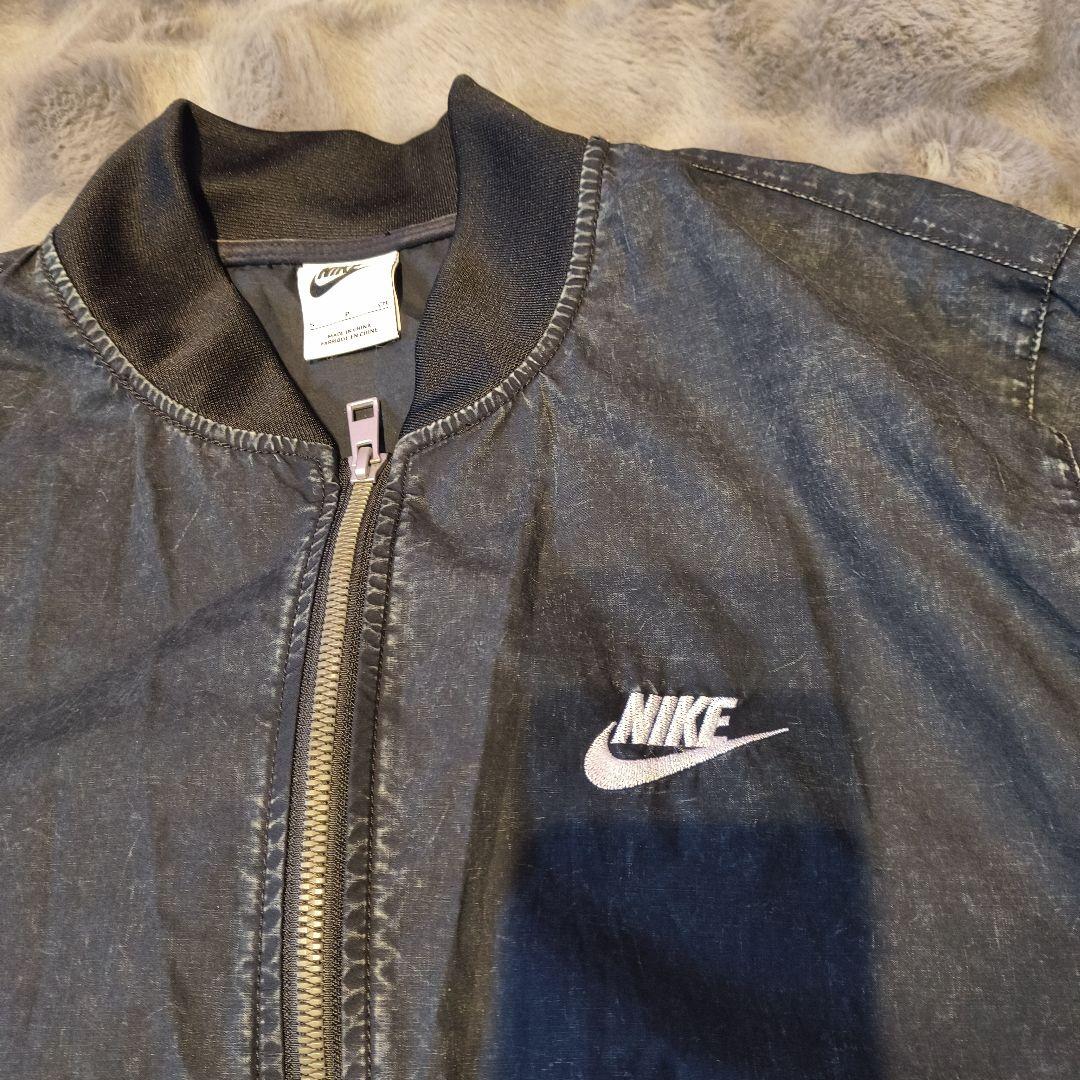 【美品】Nike ナイキ ナイロン セットアップ 上下 ブラック Sサイズ 黒