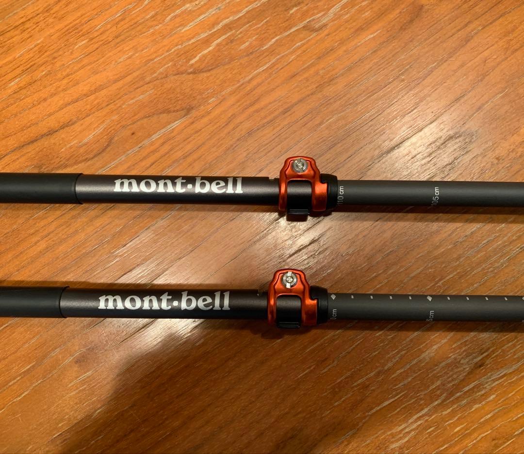 【美品！】【mont-bell モンベル】フォールラインポールS　カーボン