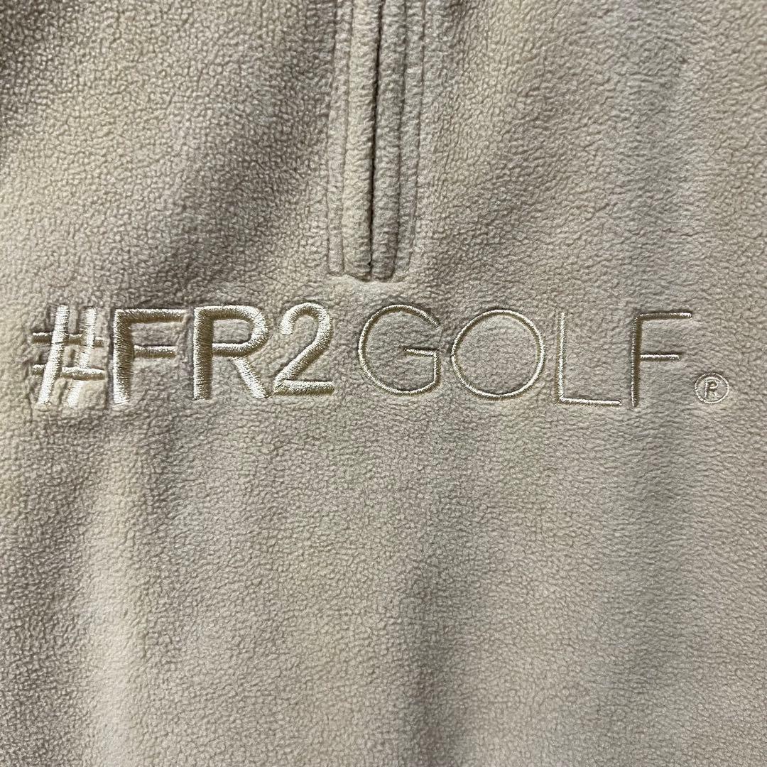 FR2GOLF ハーフジップ ベージュ Sサイズ 男女兼用 ゴルフ
