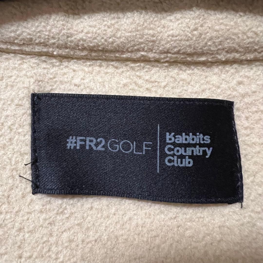 FR2GOLF ハーフジップ ベージュ Sサイズ 男女兼用 ゴルフ