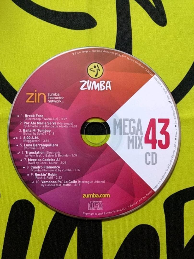 ZUMBA　ズンバ　CD　10枚セット　MEGAMIX41～MEGAMIX50