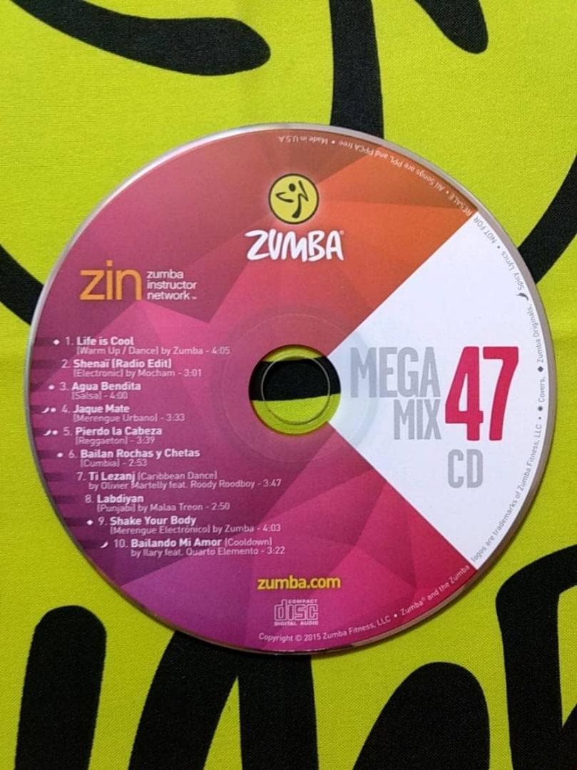 ZUMBA　ズンバ　CD　10枚セット　MEGAMIX41～MEGAMIX50
