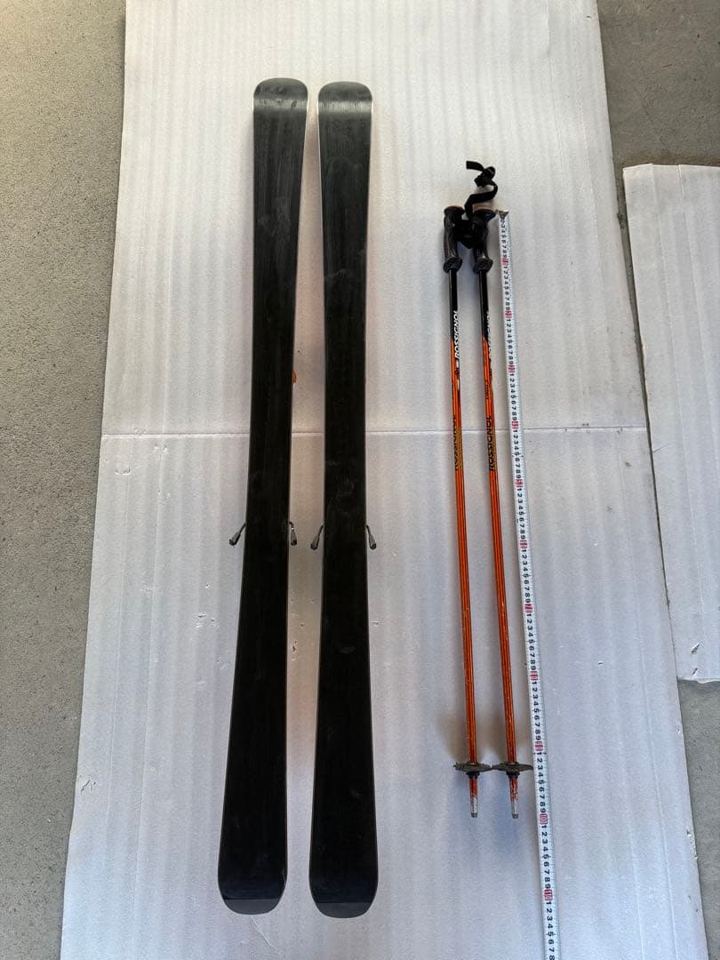 ROSSIGNOL ラディカル　スキー板　ビンディング　ポール付き