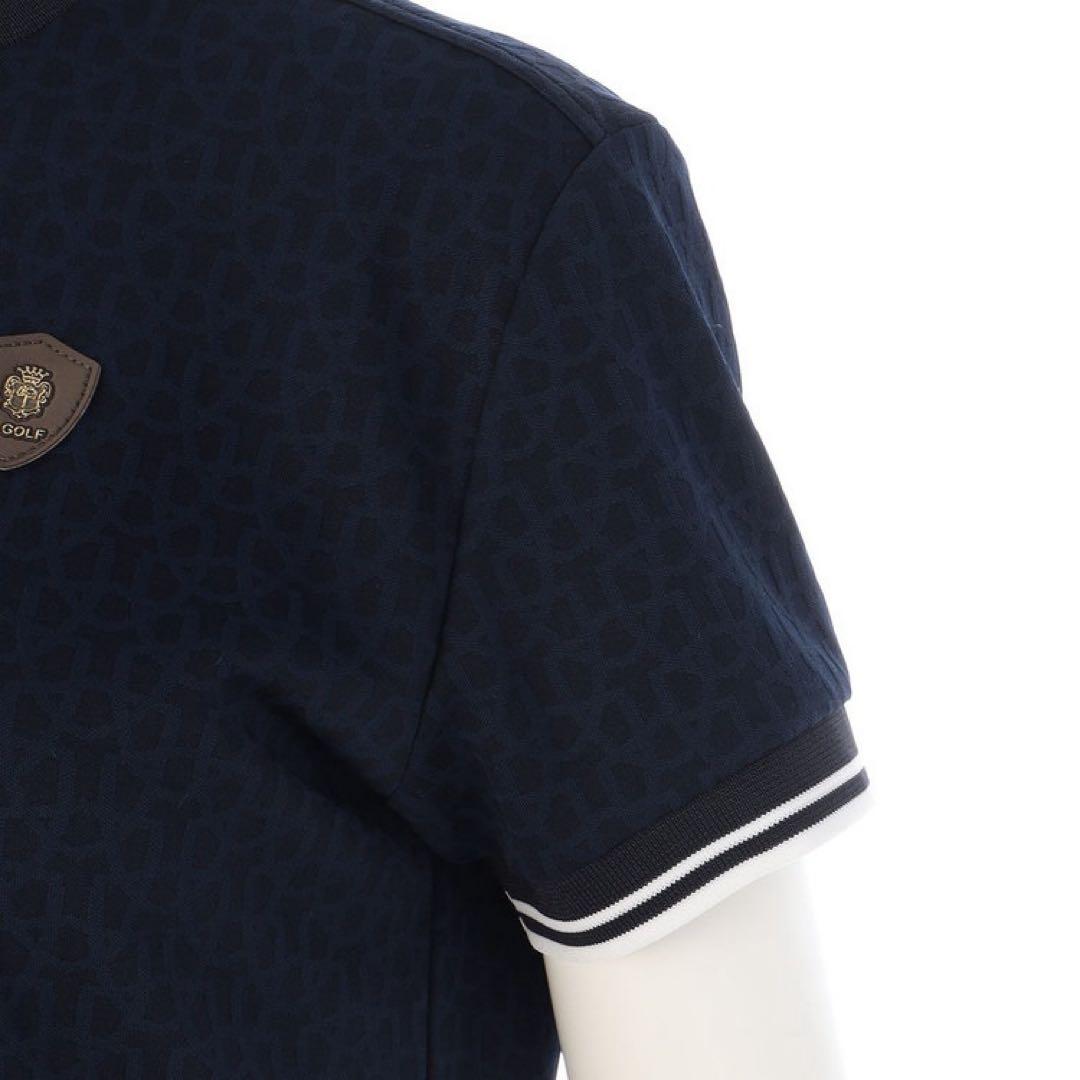 【新品・タグ付き】Felisi レディース モックネック モノグラム ネイビーM