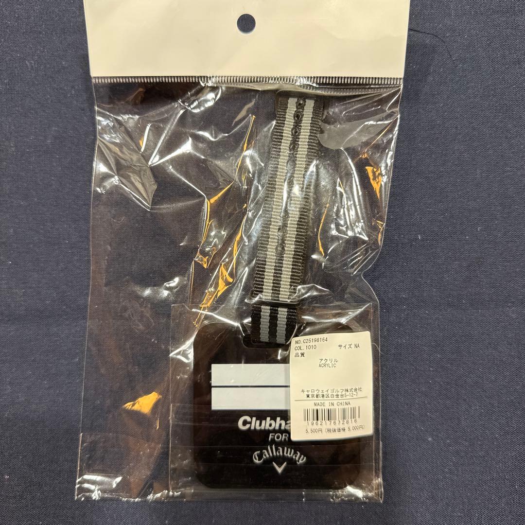 新品 クラブハウス × キャロウェイ コラボ ネームタグ ゴルフ ネーム刻印無
