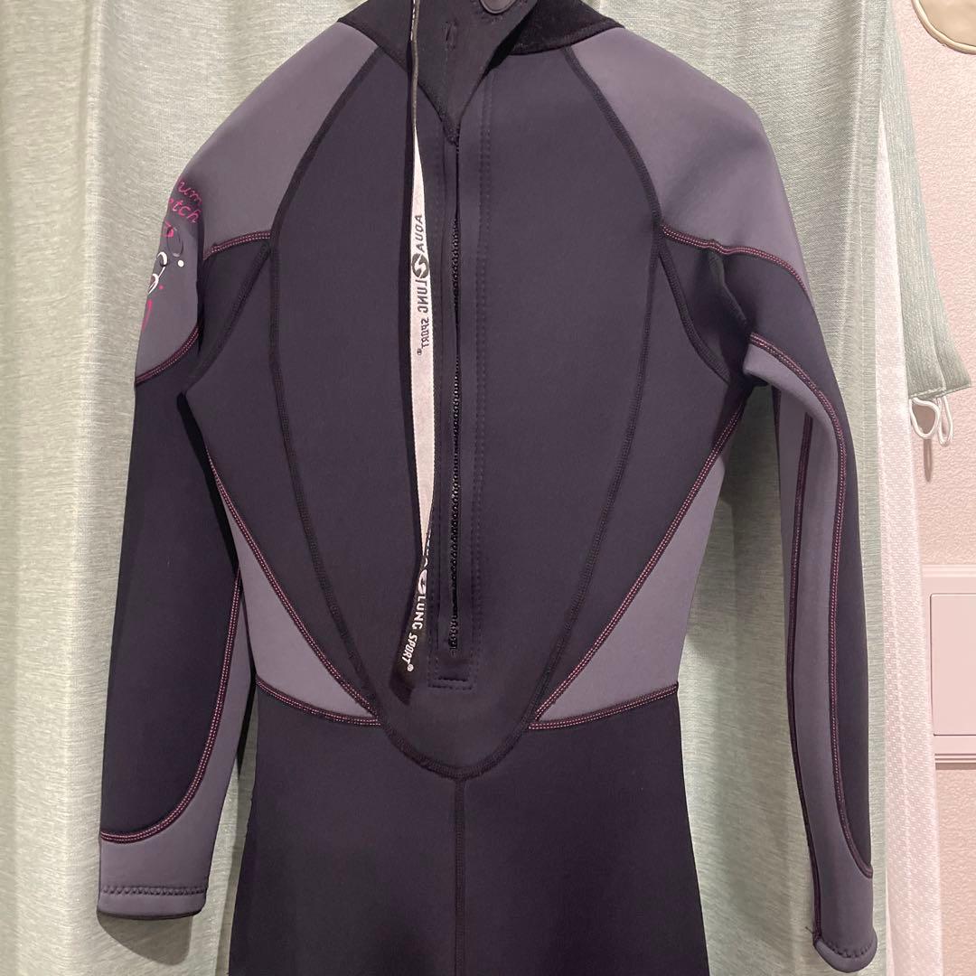 美品　フルスーツ レディースウェットスーツ AQUA LUNG サイズ5/6