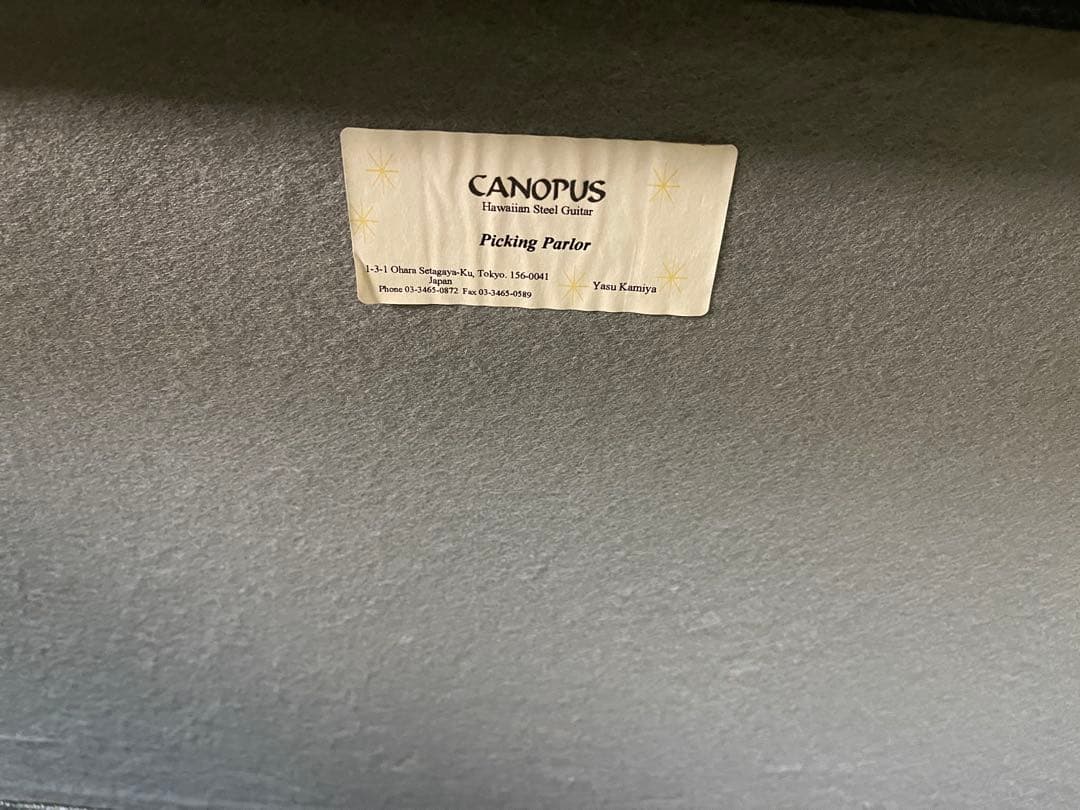 CANOPUS ダブルネックスチールギター 12弦