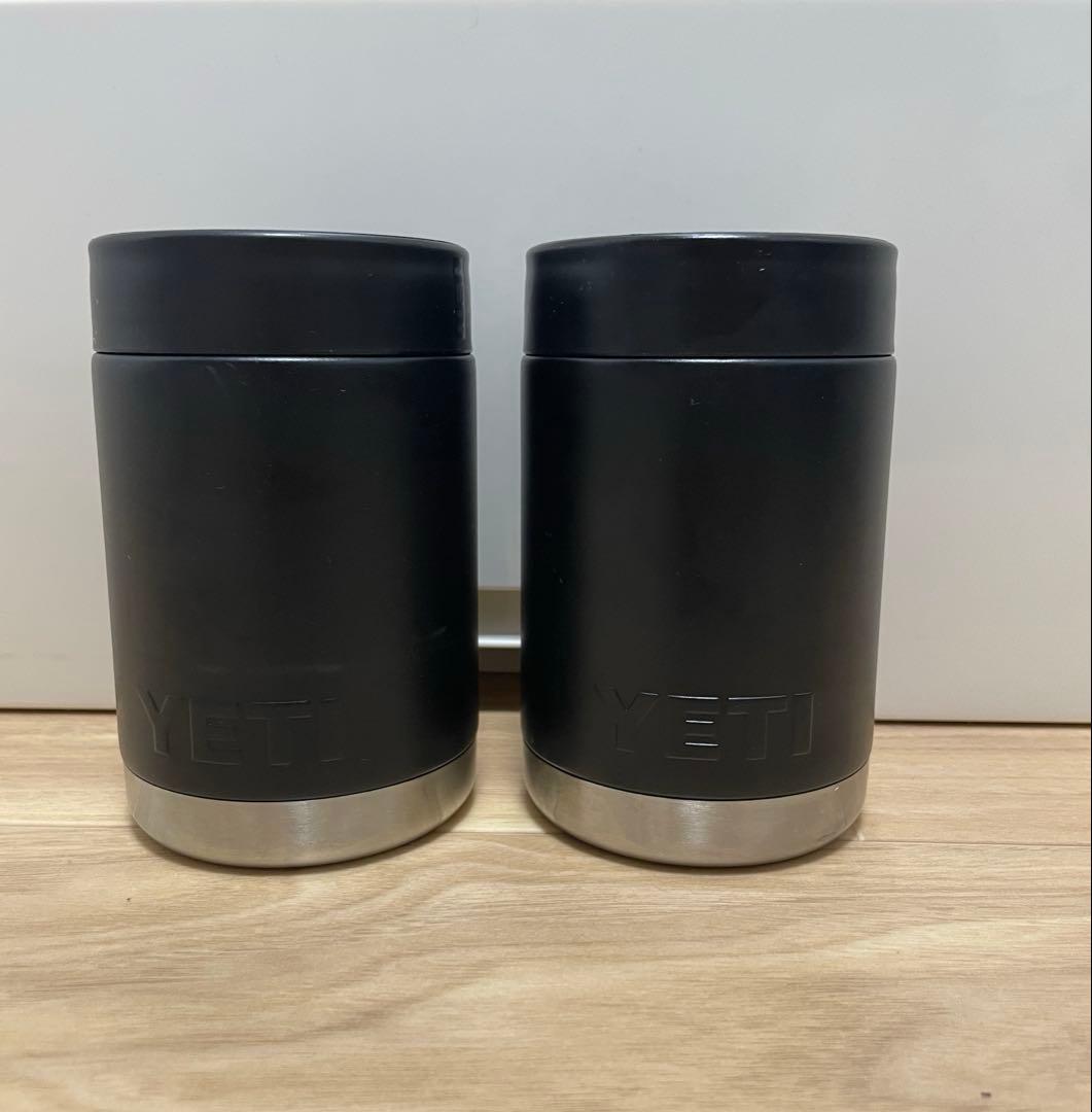 YETI 缶クーラー　ブラック　イエティ　コルスター　保冷缶　　2個