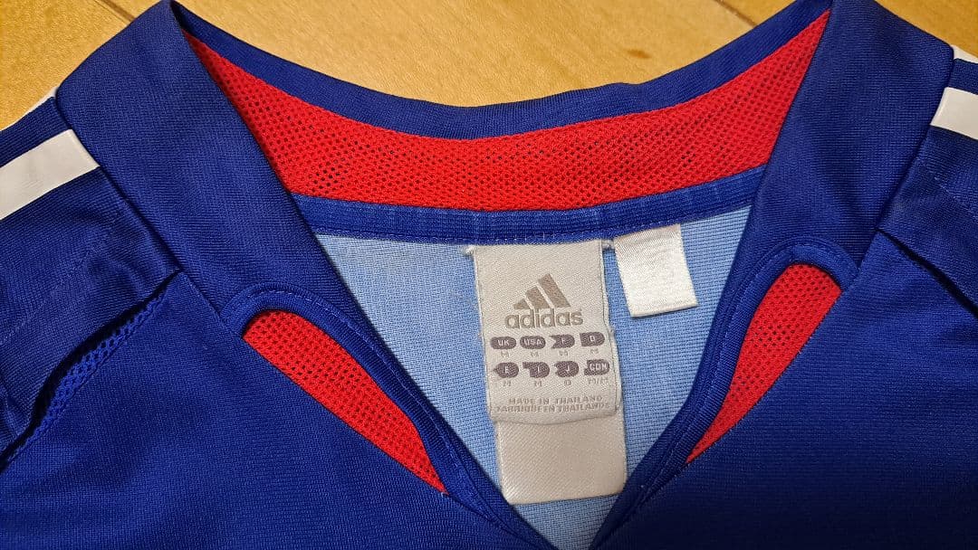 【レア】didas フランス代表 クロードマケレレ ユニフォーム ユーロ2004
