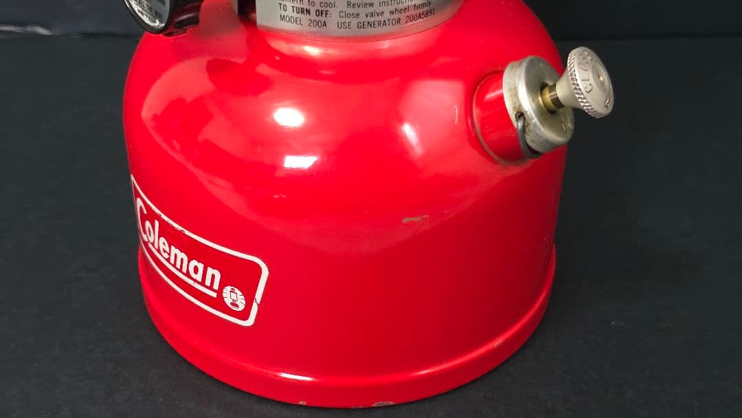コールマン 200A ランタン 1977年3月 専用ケース1988年4月
