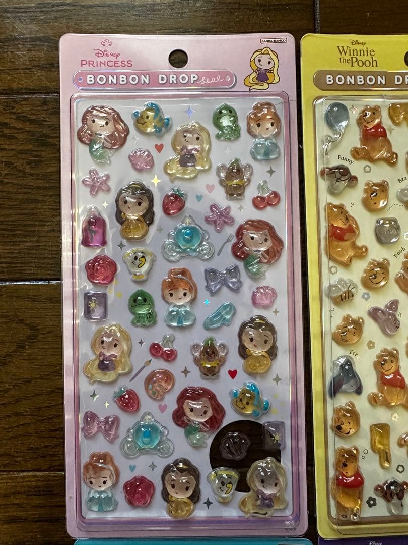 正規品　ボンボンドロップシール　ディズニー　6種