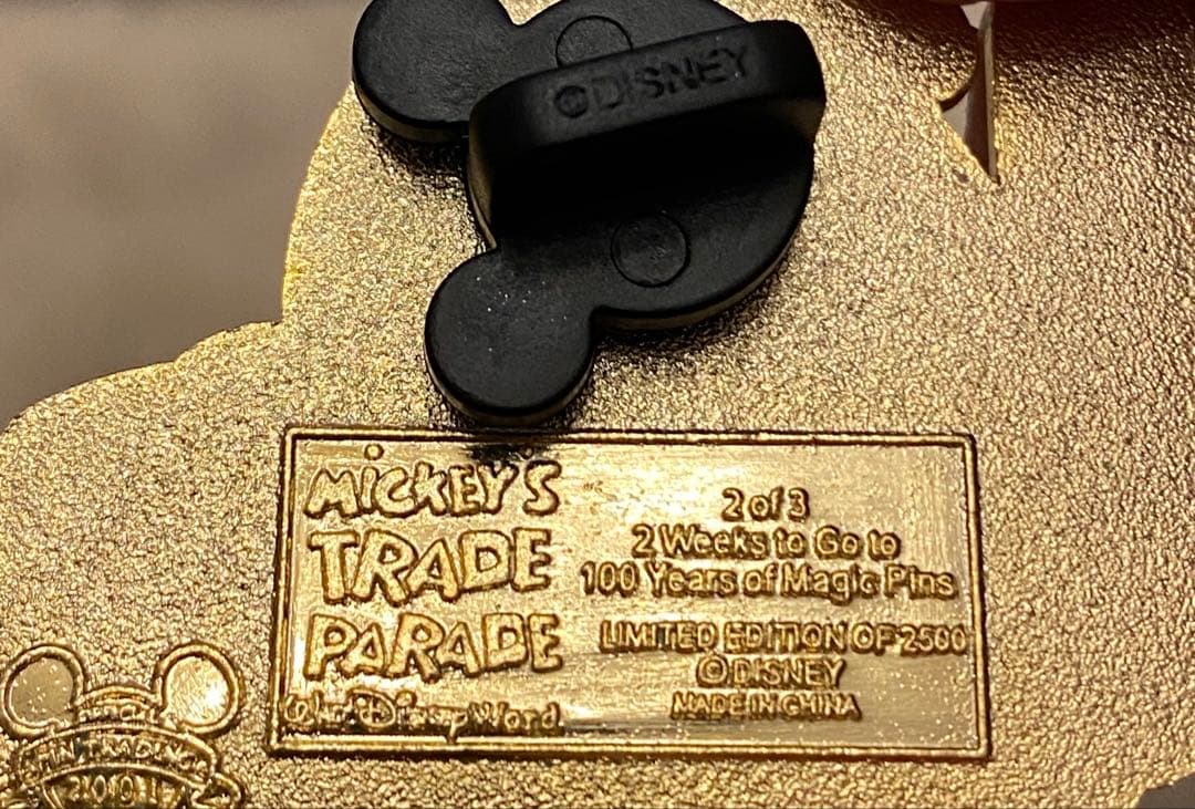 【限定2500個】WDW 100周年 カウントダウン ドナルド ピンバッジ 希少