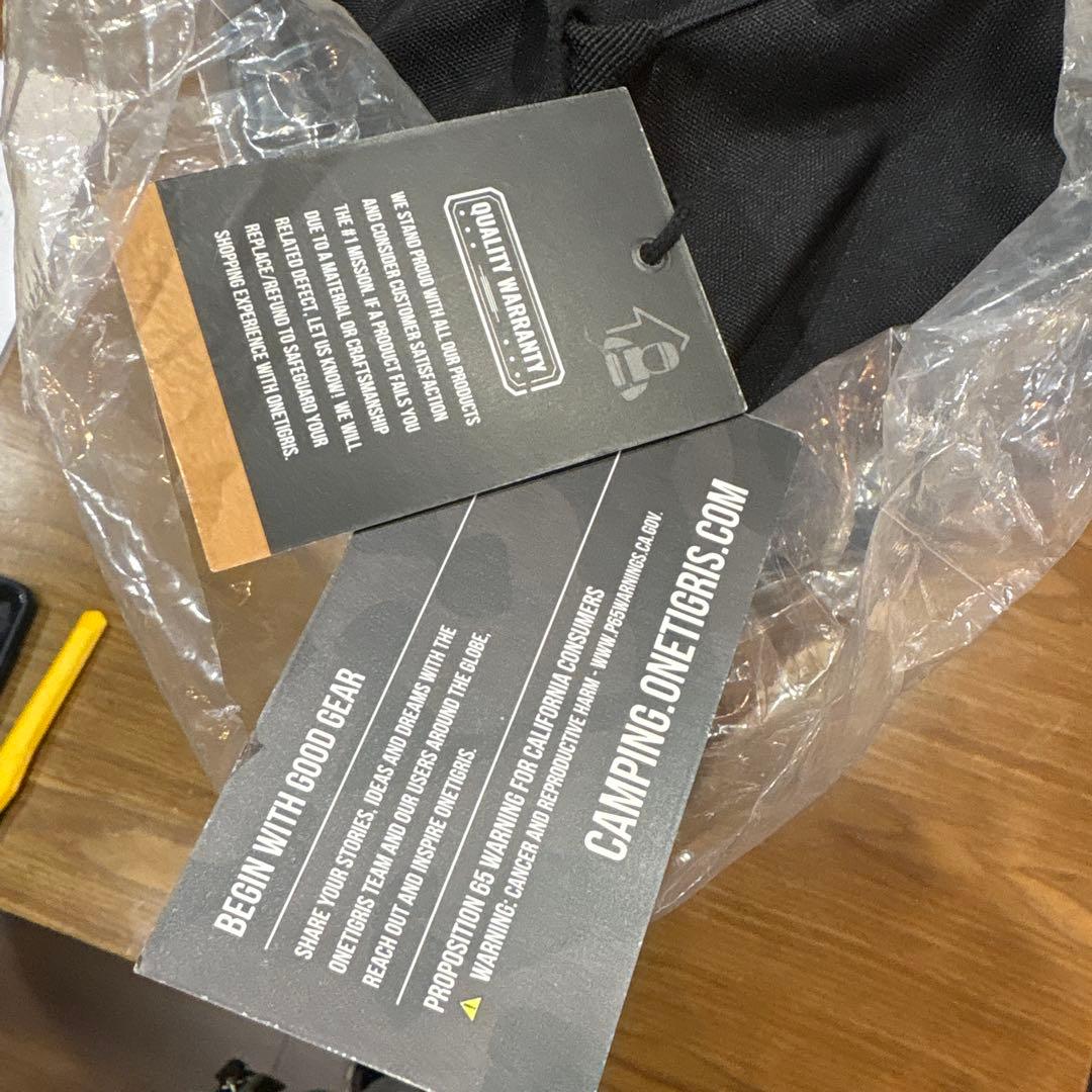 新品未使用　ワンティグリス ハイバックチェア 2WAY ブラック