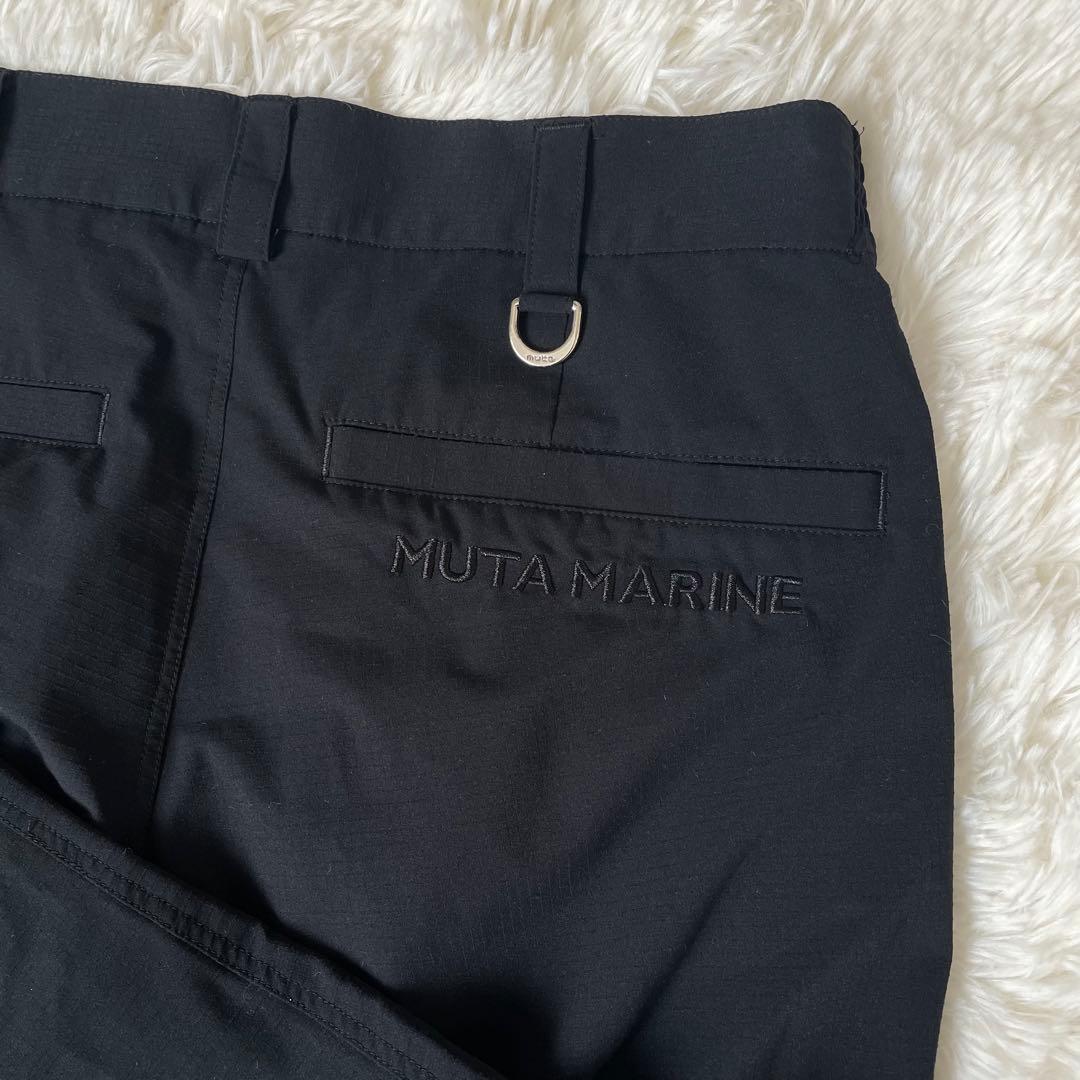 muta MARINE ムータ Dot Air ロングパンツ　黒　サイズ5 ロゴ